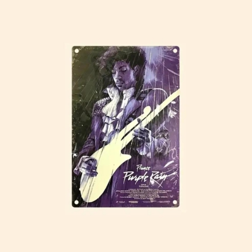Boutique Prince The Artist Tin Sign 💜